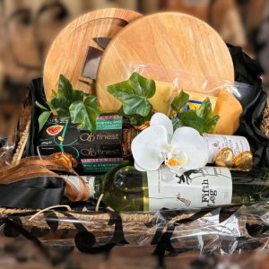 Cheese Board with Wine Gift Hamper