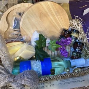 Cheese Board with Wine Gift Hamper