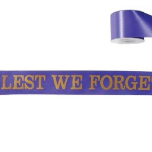 Wreath Ribbon / Lest We Forget