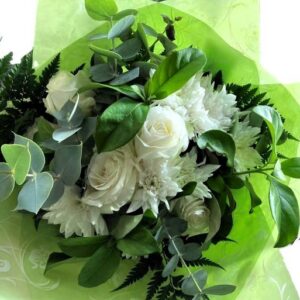 Flower Wrap - White