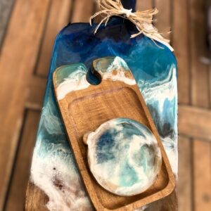 Serving Paddle Board - Ocean Gift Set