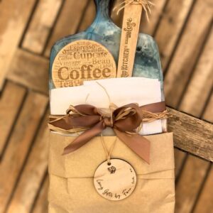 Serving Paddle Board - Gift Set