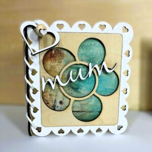 A Wooden Card - Word of your choice